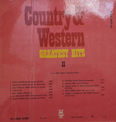 Unknown Artist – албум Country & Western Greatest Hits II