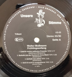 Walter Mossmann – албум Frühlingsanfang