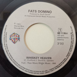 Fats Domino / The Texas Opera Company ‎– сингъл Whiskey Heaven / Beers To You