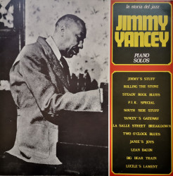 Jimmy Yancey ‎– албум Piano Solos