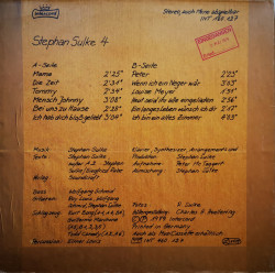 Stephan Sulke ‎– албум Stephan Sulke 4