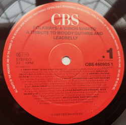 Various – албум A Vision Shared (A Tribute To Woody Guthrie And Leadbelly)