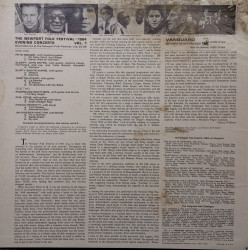 Various – албум Newport Folk Festival, 1964 Evening Concerts, Vol. 1