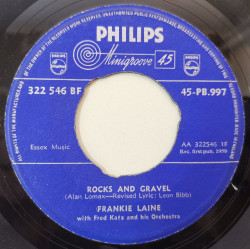 Frankie Laine ‎– сингъл Rocks And Gravel / Jelly Coal Man