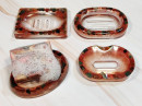 Resin Soap Dish - Wine Red
