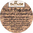 Foaming Coffee and Walnut scrub