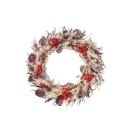 Decoratiune Craciun- Coronita, culoare: multicolor. Dimensiuni : 46*46*9cm-HB-206