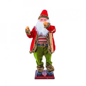Mos Craciun Muzical, cu miscare lenta , 130 cm, TP-503-130