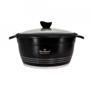 Cratita din Granit cu capac 32 cm , Rockland DT32-BK