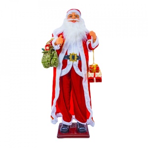 Mos Craciun Muzical, cu miscare lenta , 150 cm, TP-509-150