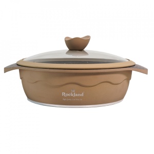 Cratita din Granit cu capac 28 cm , Rockland DST28-CP