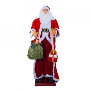 Mos Craciun Muzical, cu miscare lenta , 180 cm, TP-509-180