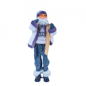 Mos Craciun Muzical, cu miscare lenta , 90 cm, TP-510-90