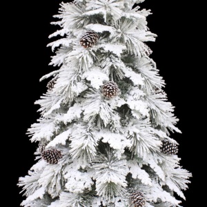 Brad Artificiali De Lux de Craciun cu Zapada, dimensiune 240cm, TP-112-240