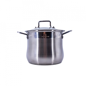 Oala din Inox cu Capac de sticla termorezistenta BLAUMANN BL-1425-26