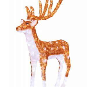 Decoratiune luminoasa pentru exterior Ren, h 137cm