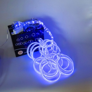 Instalatie in forma de Globulete , BL-381-B, Lumina Albastra