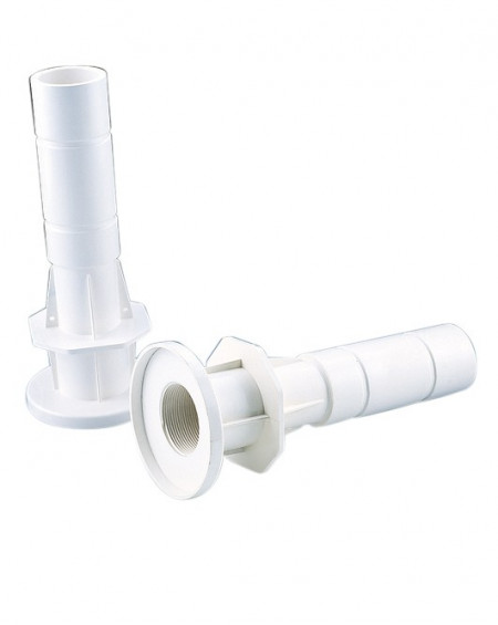 CONDUCTA DE PERETE CU CONEXIUNE NETEDA IN PARTEA DIN SPATE Ø 63 MM SI PERETE INTERIOR NETED CU Ø 50 MM