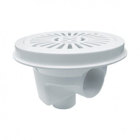 SCURGERE PRINCIPALA ROTUNDA Ø 200 MM CU GRILA PLAT