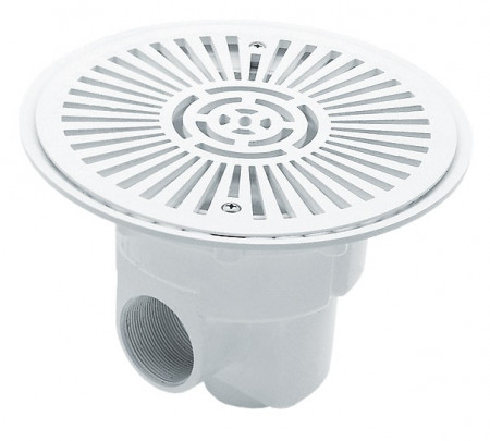 SCURGERE PRINCIPALA ROTUNDA CU Ø 270 MM SI GRILA DIN ABS