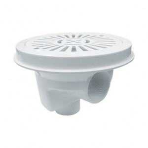 SCURGERE PRINCIPALA ROTUNDA Ø 200 MM CU GRILA PLAT