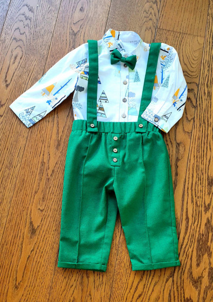 Costum verde safari jungele , 4 piese