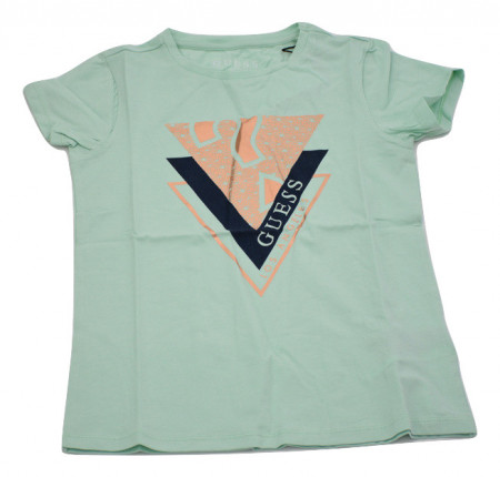 Tricou Guess cu logo, verde