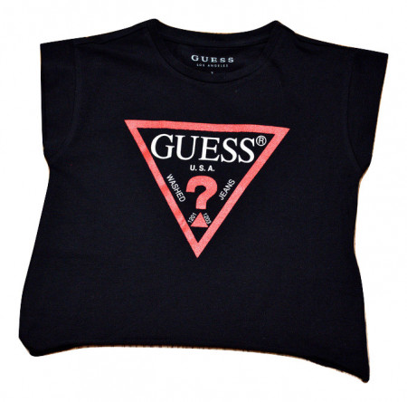 Tricou Guess negru, cu logo