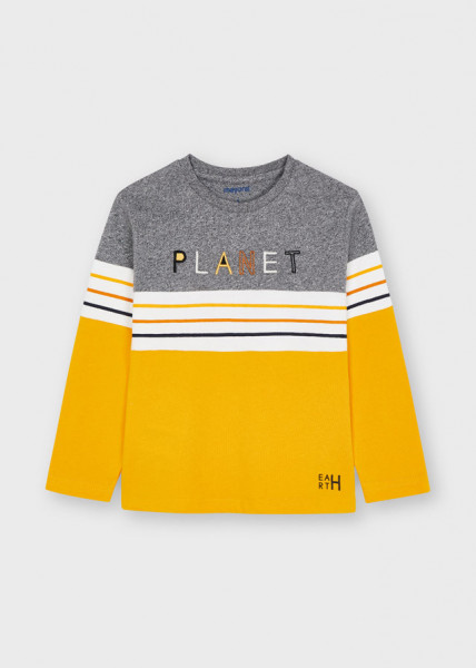 Tricou cu mânecă lungă combinată pentru băiat, Mayoral