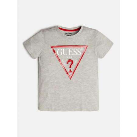 Tricou Guess logo gri