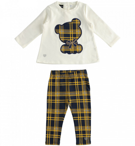 Costum de fetita IDO bumbac 2 piese