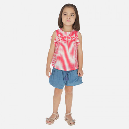 Pantaloni scurti denim fetita