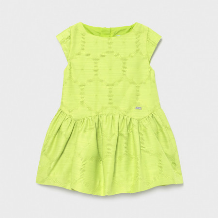 Rochie galbena si verde pentru fetite din panzica Mayoral