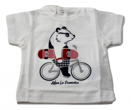 Tricou din bumbac pentru băiat nou născut, Sarabanda