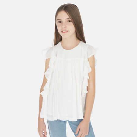 Bluza cu volanase fata Mayoral