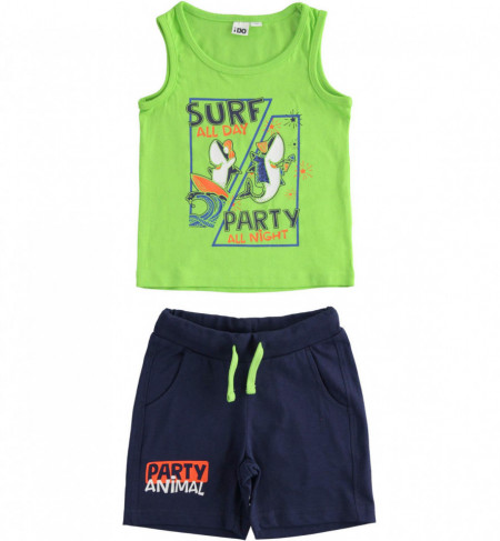 Costum baieti Ido format din maiou si pantalon scurt