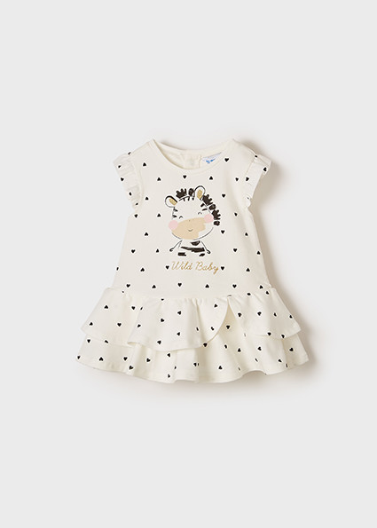Rochie cu chilotei ECOFRIENDS bebe fetita