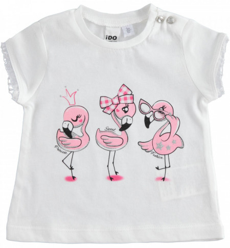 Tricou bebe fata , ido , bumbac