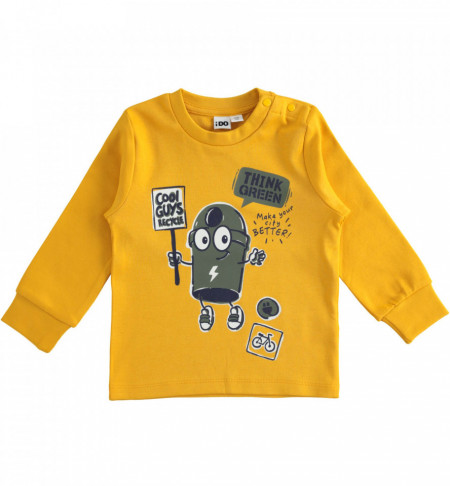 Bluza cu maneca lunga IDO de baieti din bumbac
