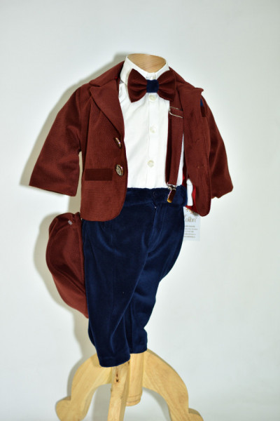 costum botez Victor, 6 piese
