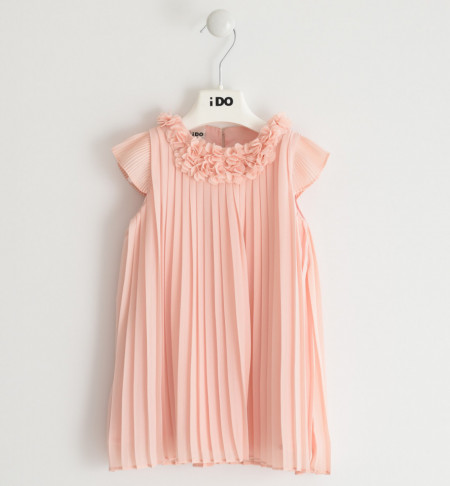 Rochie eleganta , Ido , plisata , somon