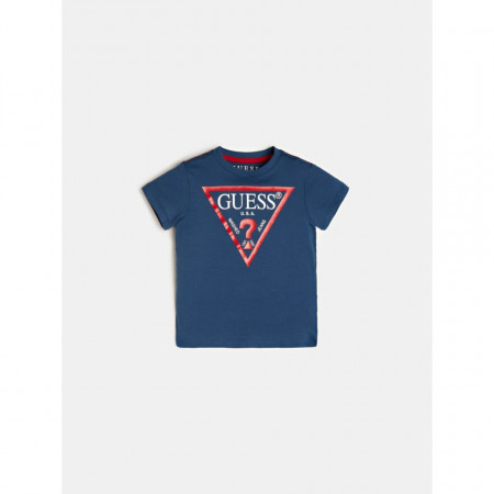 Tricou cu maneca scurta Guess de baieti din bumbac