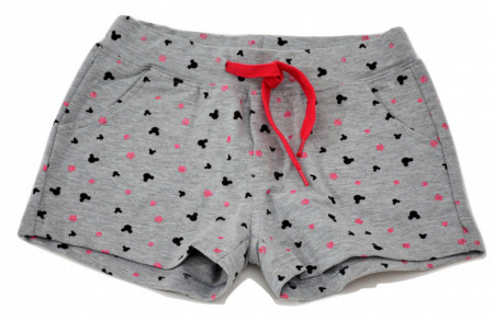 Pantalon scurt cu inimi imprimate