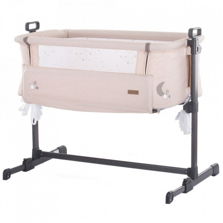 Patut Co-Sleeper Chipolino Close To Me beige printed stars inside