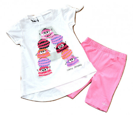 Set bluza si colant de fetita , IDO , bumbac