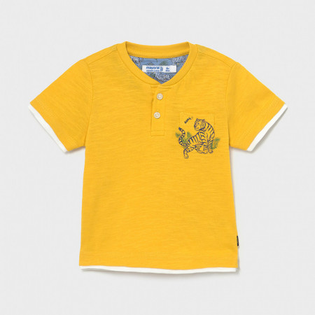 Tricou din bumbac galben , Mayoral pentru baieti