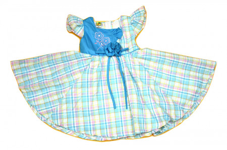 Rochita in carouri multicolora