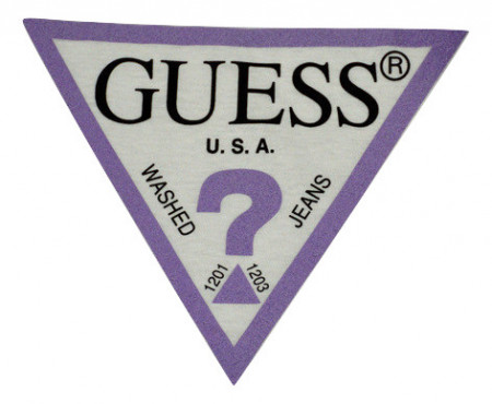 Tricou Guess logo cu mov