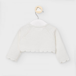 Bolero bebe fetita Mayoral ivoire