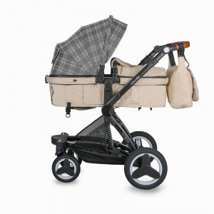 Cărucior transformabil 3 în1 Coccolle Ambra Safari Beige